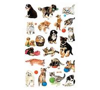 Avery Zweckform 53198 Adesivi per bambini, confezione da 63 pezzi In carta Hunde + Katzen