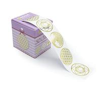 Avery Zweckform 56817 - Confezione a adesivi su rotolo fiore della Vita 38 mm, 50 adesivi in dispenser (stabile)