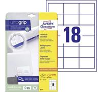 Avery-Zweckform 6171 Etichetta universale 64 x 45 mm Carta Bianco 540 pz. A te