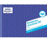 Avery Zweckform 740 Travel Billing A5 Landscape with 1 Sheets of Carbon Paper (5
