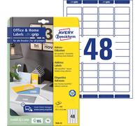 AVERY Zweckform 7636-10 Address Labels (480 Labels with Ultra Grip, 45.7 x 21.2