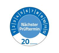 AVERY Zweckform 80 Pieces Test Badges Next Test Date 20xx (with Year to Enter Yo