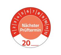 AVERY Zweckform - 80 targhette di prova Nächster data di prova 20 (con numero di