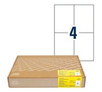 AVERY Zweckform 8025 etichette per spedizione (1.200 etichette adesive A6, 105 x 148 mm, formato A4, stampabili, per Hermes, DHL, GLS, DPD, UPS, Fedex, 3483), 300 fogli