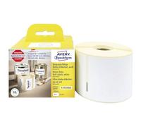 AVERY Zweckform A1933088 - Etichette autoadesive estremamente resistenti, 300 adesivi (59 x 102 mm, compatibili con Dymo LabelWriter, equivalenti al 1933088, resistenti e permanenti), 1 rotolo bianco