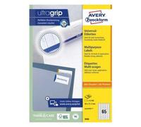 Avery Etichette adesive 3666 A4 38 x 21,2 mm trasparenti 6.500 pezzi