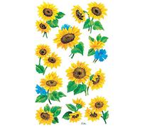 AVERY Zweckform, adesivi decorativi a forma di girasoli, 30 adesivi, 54103