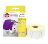 AVERY Zweckform AS0929120 Dymo LabelWriter Etichette compatibili con S0929120 (25 x 25 mm, 1 rotolo|1.000 adesivi quadrati, autoadesivi, per stampante LW Dymo etichetta/etichettatrice/nastro