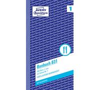 Avery Zweckform Bonbuch 831 - Blocco compatto Kellner con numero, 2 x 50 fogli, colore: Rosa