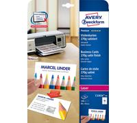 Avery Zweckform Business Cards Quick&Clean Colour Laser 270 g/m² DIN A4 85 x 54