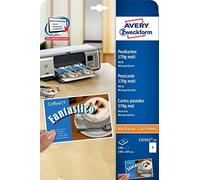 Avery Zweckform C32252-25, Cartoline postali perforate, 148 x 105 mm 170 g/m2, 1