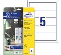 AVERY Zweckform C32267-10 Folder Spine Insertion Labels (50 Spine Labels, 54 x 1