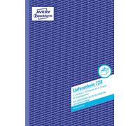 Avery Zweckform Delivery Note with Receipt 1st 2nd and 3rd Page Printed A4 3 x 5