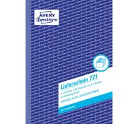 Avery Zweckform Delivery Note with Receipt 1st 2nd and 3rd Page Printed A5 3 x 5
