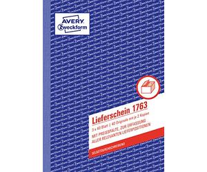 AVERY Zweckform duplicato Lieferschein mit Preisspalte""