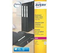 Avery-Zweckform Elasticated folder/file labels - Laser - L7170, Laser, White