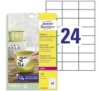 AVZ L4718REV-20 - Etichette in pellicola, resistenti alle intemperie, angolare, 70