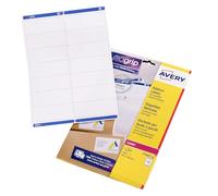 Avery Zweckform Etichette indirizzi, 14 su ogni foglio da 99,1 x 38,1 mm, colore: Bianco