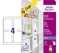 AVZ MD4001 - Etichette per bottiglie, 90 x 120 mm, 20 etichette