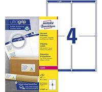 Avery Zweckform-Etichette per indirizzo, per stampante Laser weiß (blickdicht),