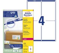 Avery Zweckform-Etichette per indirizzo, per stampante Laser weiß (blickdicht),