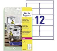AVZ L4776-20 - Etichette a foglio, impermeabile, 97 x 42,3 mm, 240 pezzi, bianc