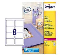Avery-Zweckform Glossy Presentation/Photo Labels - Colour Laser - L7765, Laser, White