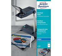 AVERY Zweckform Inkjet OHP-Folien, A4, klar, Stärke 0,11 mm, 5 Pezzi
