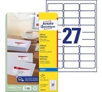 Avery-Zweckform J4792-25 Etichetta per indirizzo 63.5 x 29.6 mm Carta Bianco 6