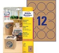 Avery Zweckform L4716-25 - Etichette rotonde, diametro: 60 mm, 25 fogli per 300