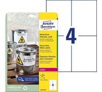 AVZ L4719-20 - Etichette su pellicola, impermeabili, 105 x 148 mm, 80 pezzi, bi