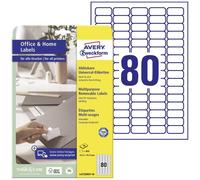 Avery-Zweckform L4732REV-10 Etichetta universale 35.6 x 16.9 mm Carta Bianco 8