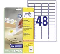 AVZ L4736REV-25 - Etichette universali, 45,7 x 21,2 mm, 1200 pz, bianche