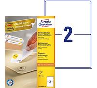 Etichette universali AVERY Nutzform L4734REV-100 199,6 x 143,5 mm bianco