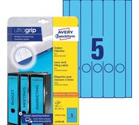 Avery Zweckform L4749-20 Filing Labels Long for Thin Folders such as Leitz, Elba