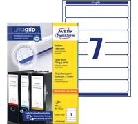 Avery Zweckform, L4760-100, Filing Labels, 100 Sheets, for Slim Ring Binders, li