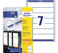 Avery Zweckform, L4760-25, Filing Labels, 25 Sheets, for Slim Ring Binders, like