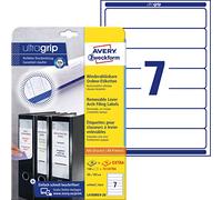 AVERY Zweckform L4760REV-20 Ordnerrücken Etiketten (210 Rückenschilder mit ultra
