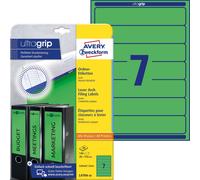Avery Zweckform, L4764-20, Filing Labels, 20 Sheets, for Slim Ring Binders, like