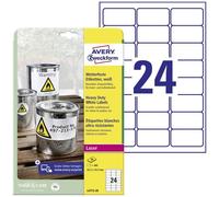 Avery-Zweckform L4773-20 Etichetta a pellicola 63.5 x 33.9 mm Pellicola in pol