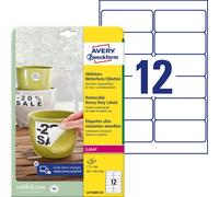 AVERY Zweckform L4776REV-20 Weatherproof Film Labels (240 Stickers, 99.1 x 42.3