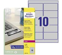 Avery-Zweckform L6012-20 Etichetta per cartellini e targhette 96 x 50.8 mm Pel