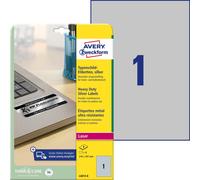 AVERY Zweckform L6013-8 Name Plate Film Labels (8 Stickers, 210 x 297 mm on A4,
