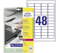 AVZ L6113-20 - Etichette di sicurezza, impermeabili, 45,7 x 21,2 mm, 960 pezzi,