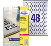 Avery-Zweckform L6129-20 Etichetta per cartellini e targhette Ø 30 mm Pellicol