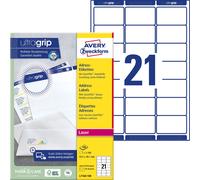 Avery Zweckform L7160-100 Address Labels 63.5 x 38.1 mm for C6 Envelopes 100 She