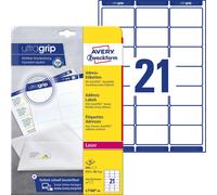 Avery Zweckform L7160-40 Address Labels 63.5 x 38.1 mm for C6 Envelopes 40 Sheet