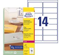 Avery Zweckform L7563-25 Universal Address Labels 25 Sheets / 350 Labels / 99.1