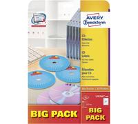 Avery-Zweckform L7676A-40P Ø 117 mm Carta Bianco 80 pz. Permanente Etichetta