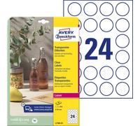 Avery-Zweckform L7780-25 Etichetta a pellicola Ø 40 mm Pellicola in poliestere